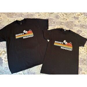 Matching Couples Honeymoon Wedding Tropical Bride Groom Beach T-Shirts Size S XL